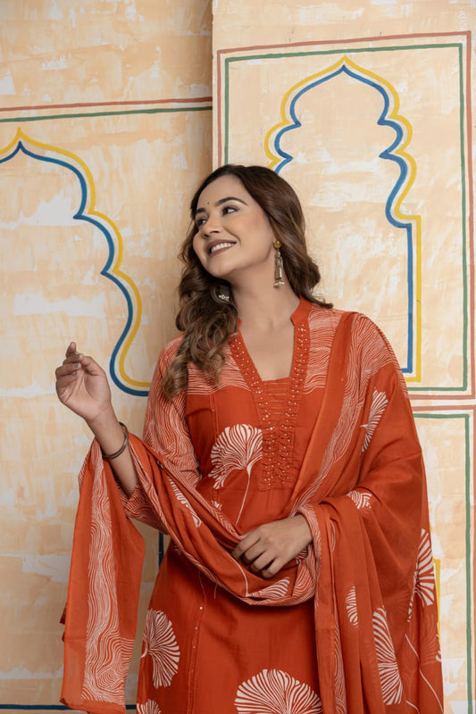 Daily Wear Cotton Kurta set